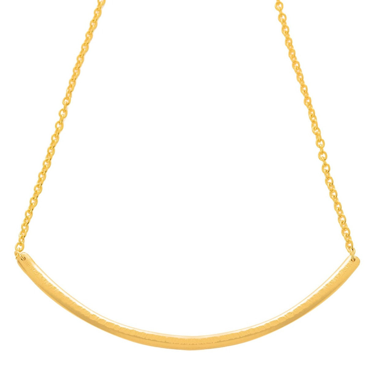 Cindy necklace brass  by Pearl Martini