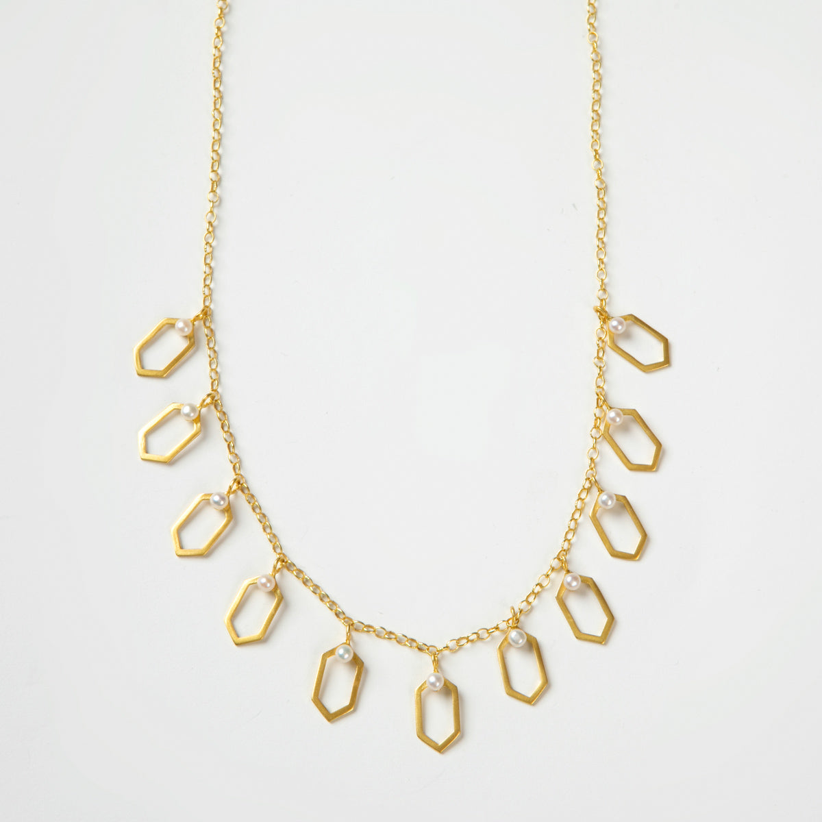 Eva necklace  Silver 925° by Pearl Martini