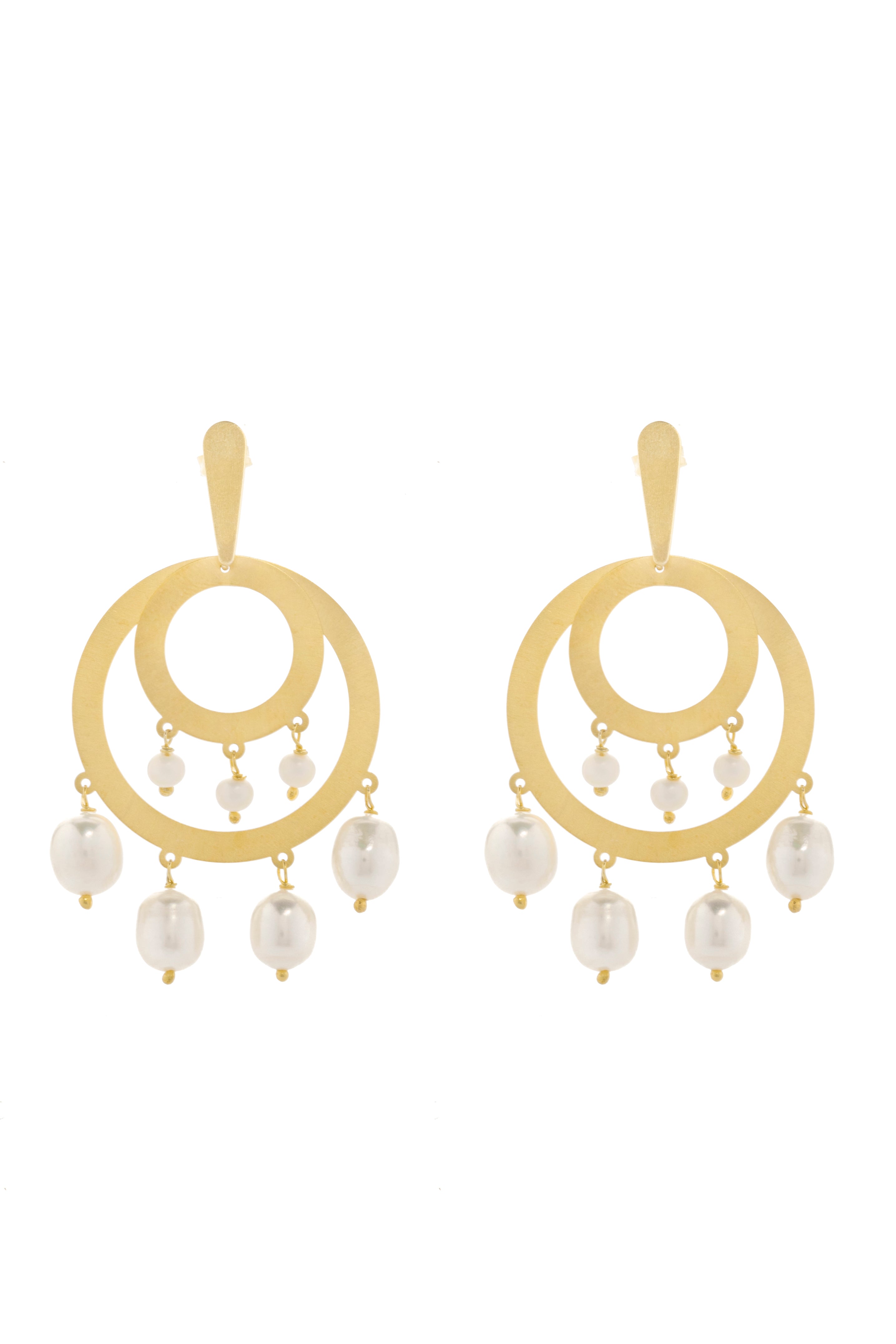 Alice pearl  Earrings Silver 925° by Pearl Martini