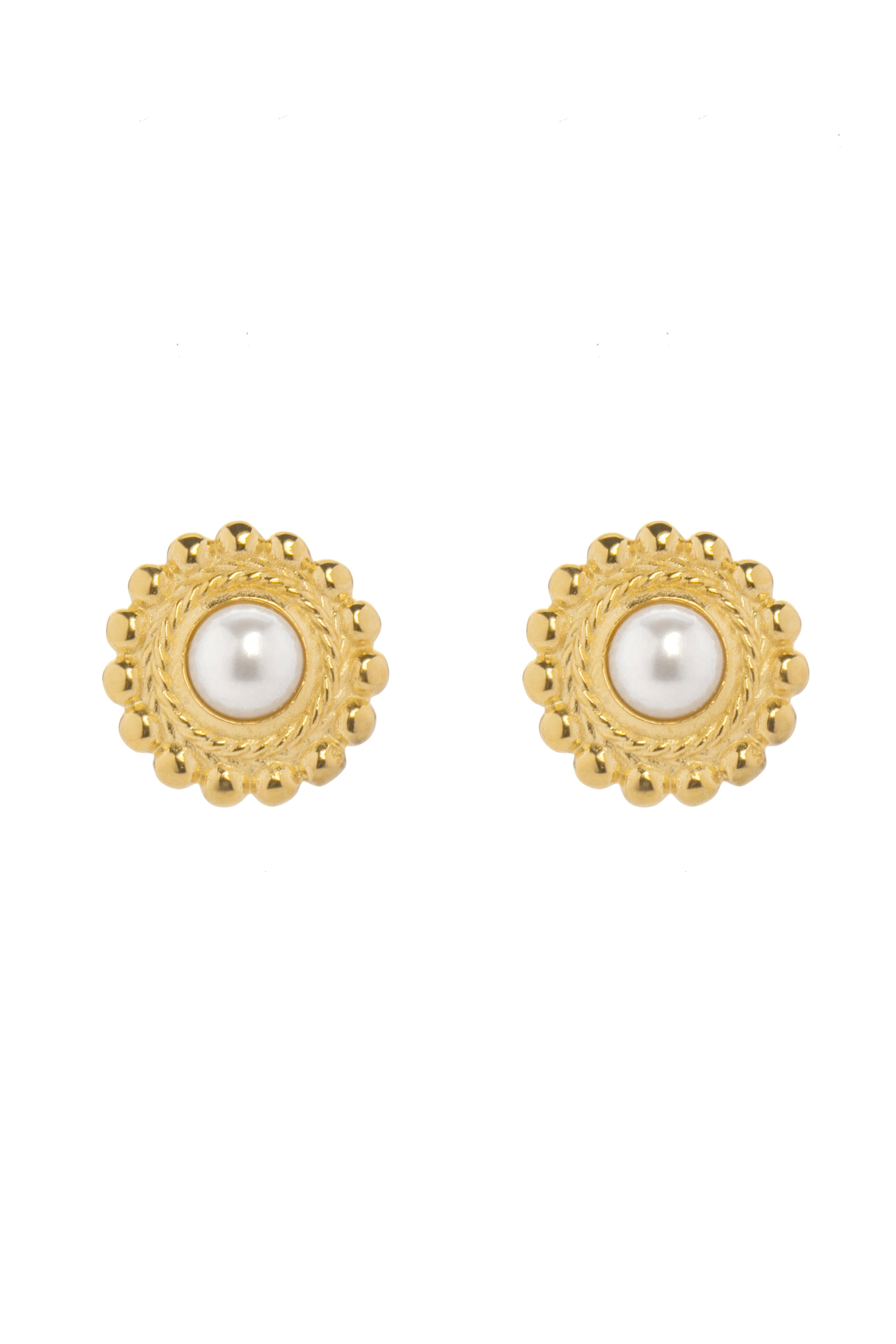 Margaret Stud Earrings Silver 925° by Pearl Martini