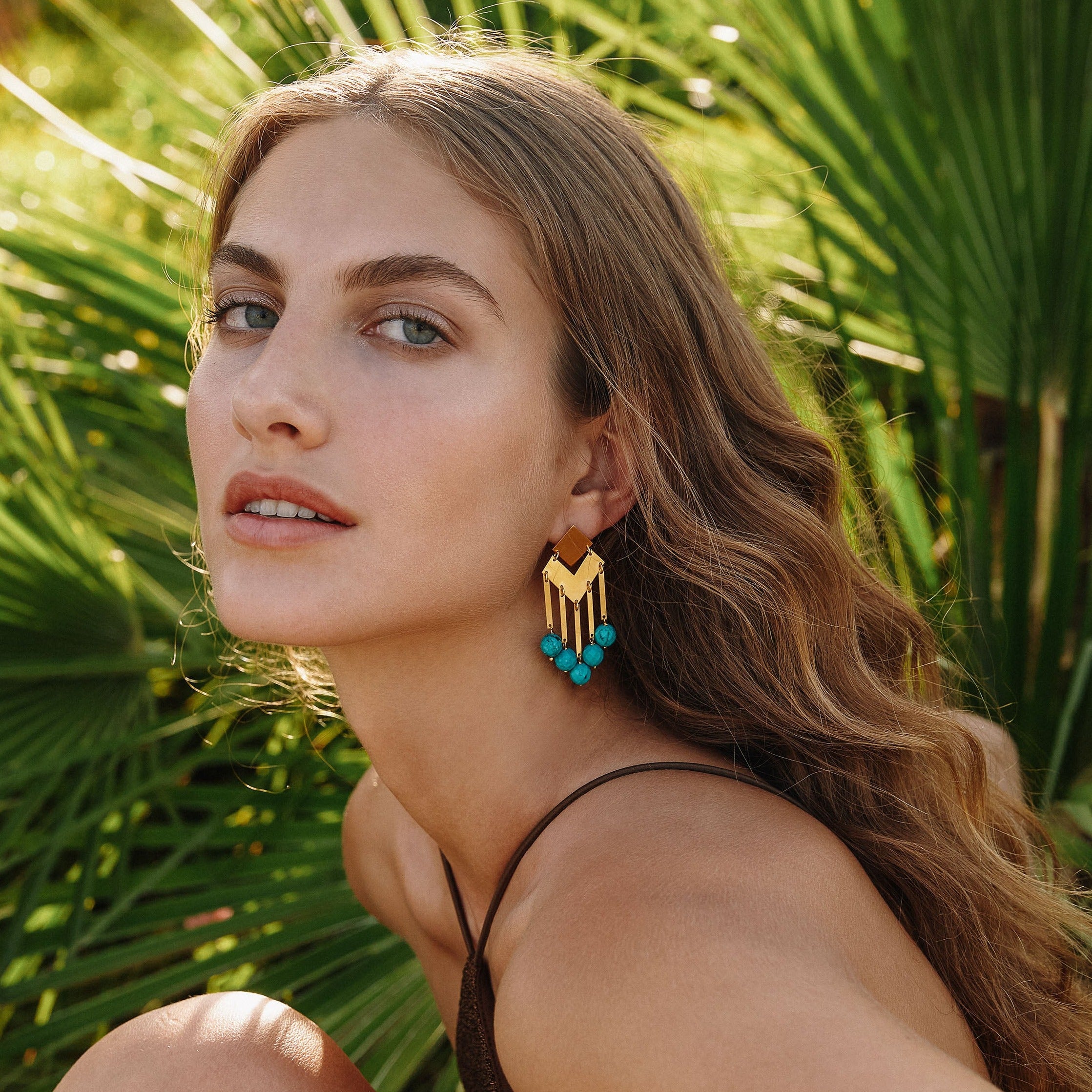 Karen turquoise earrings