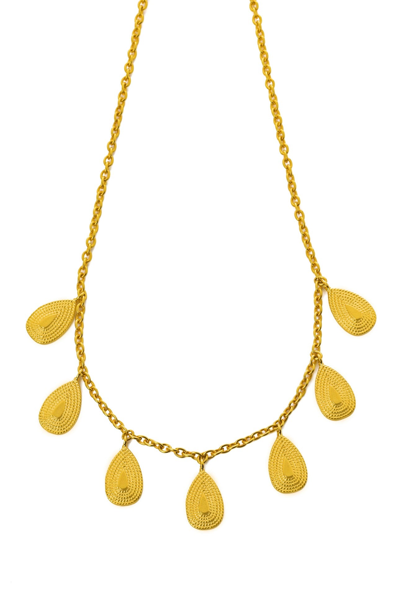 Bianca necklace brass  by Pearl Martini