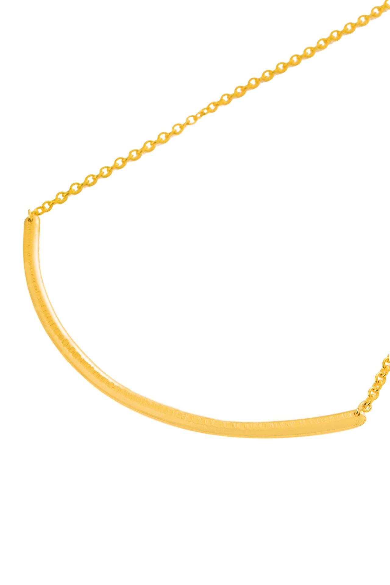 Cindy necklace brass  by Pearl Martini