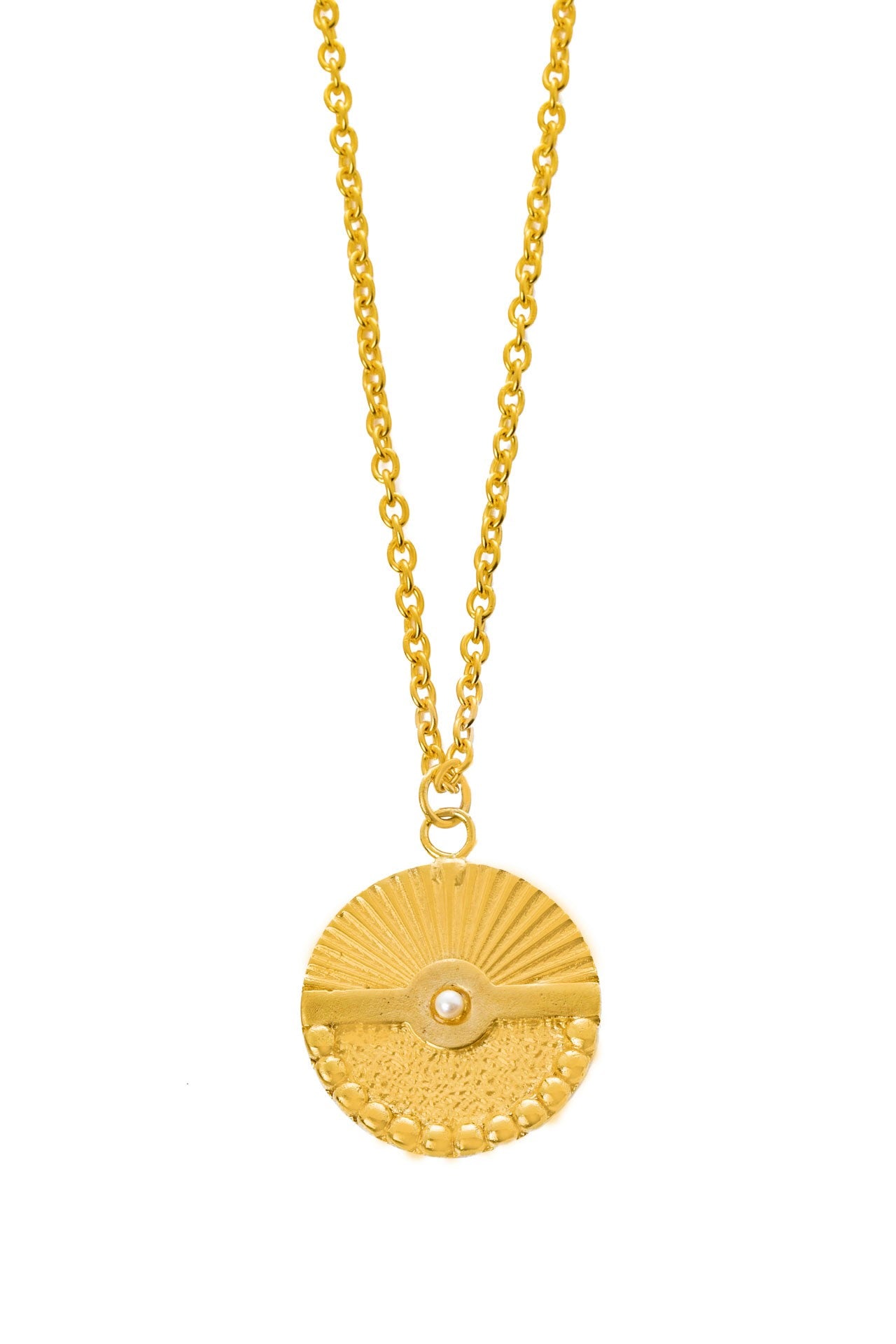 Isabella pendant brass  by Pearl Martini