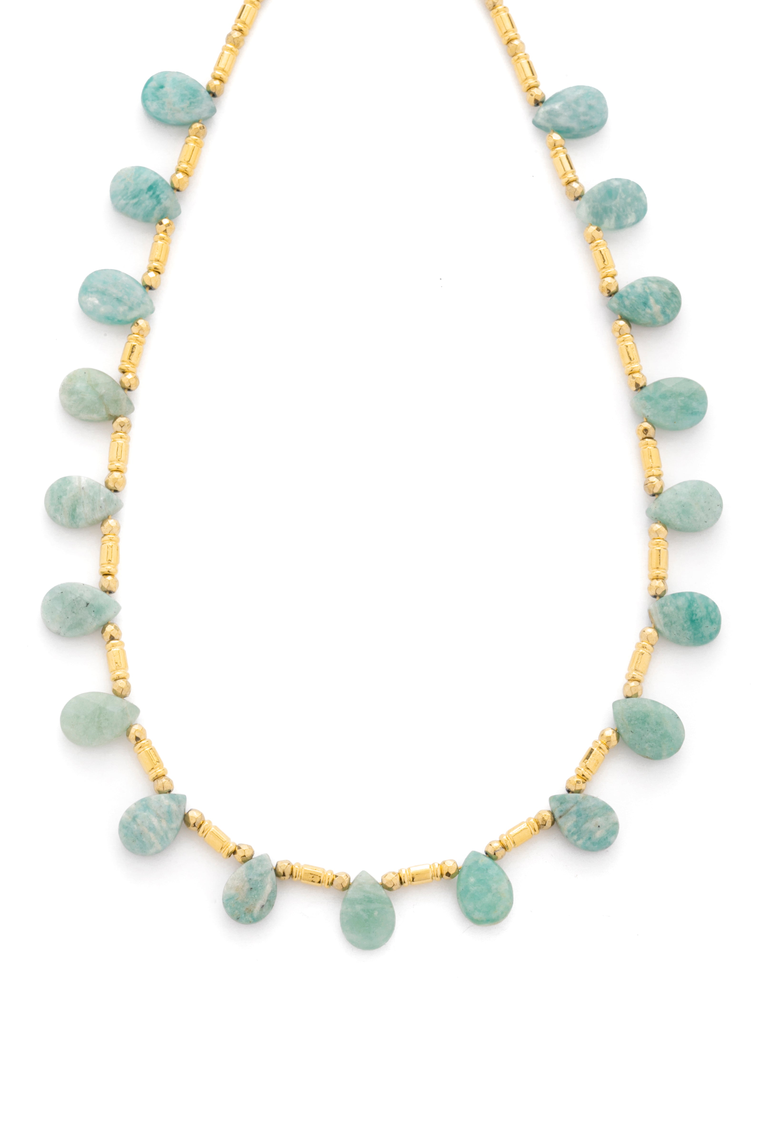 Karen amazonite necklace by Pearl Martini