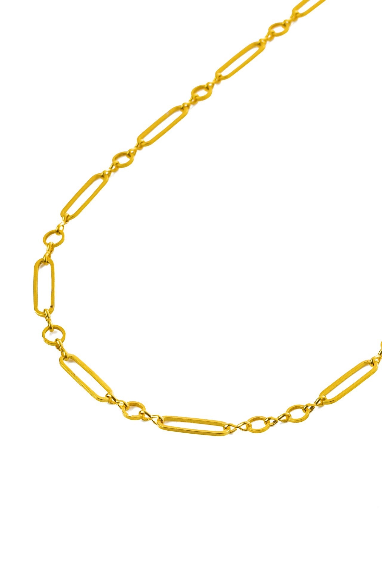 Kate chain necklace brass  by Pearl Martini