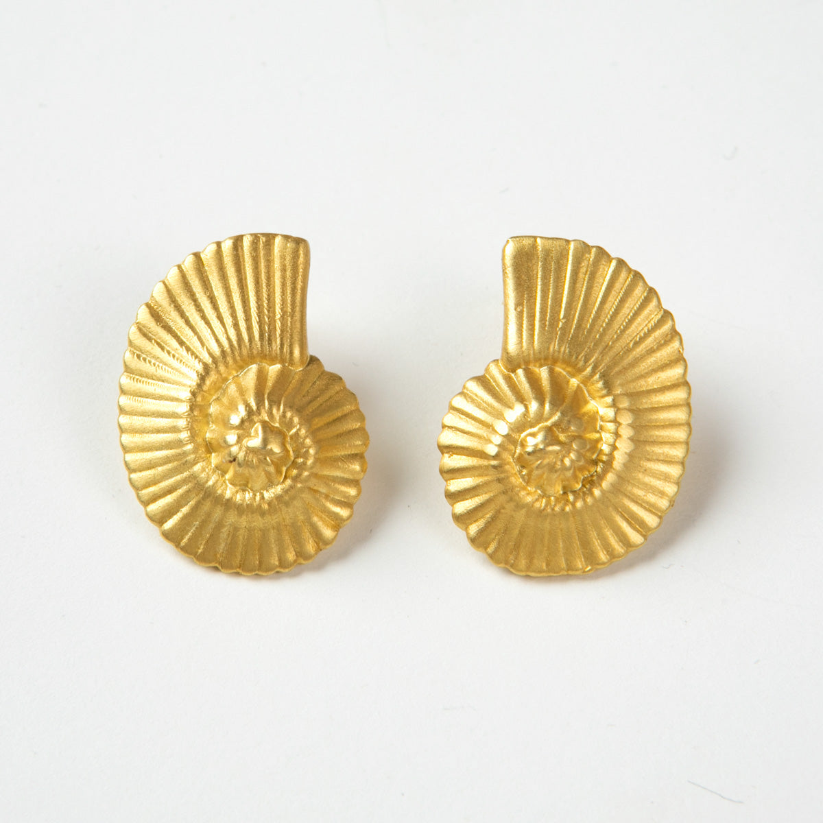 Electra earrings silver 925° gold plated 22k by Pearl Martini